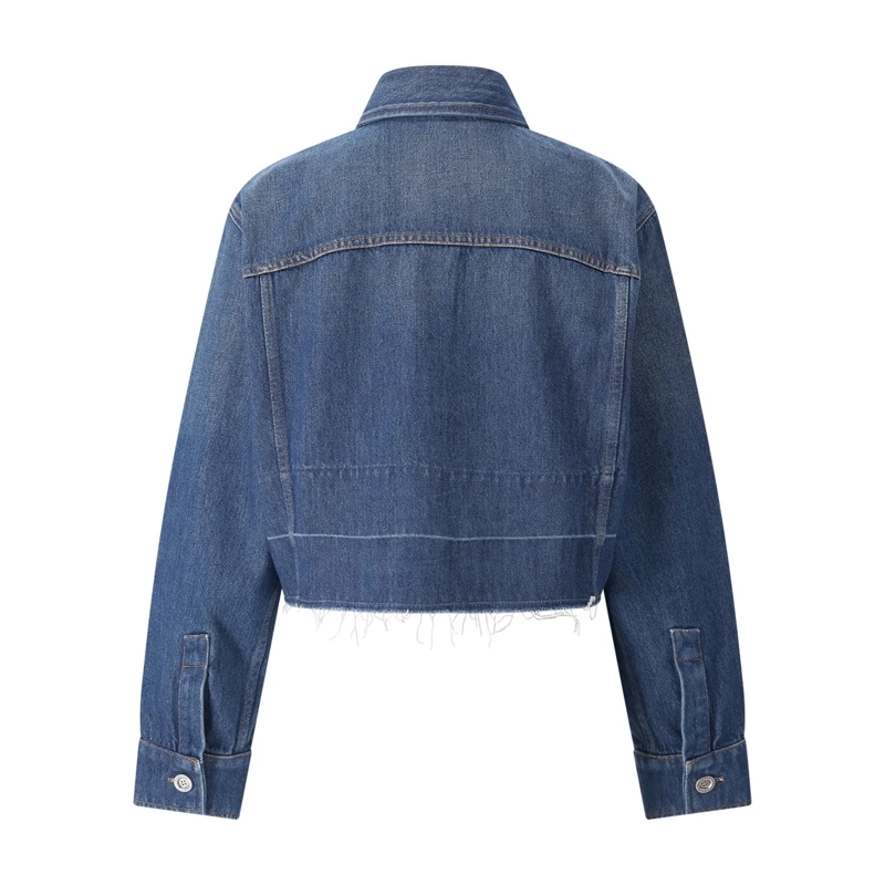 Givenchy Jeansjacke Hemdbluse aus Denim blau(Image 3)
