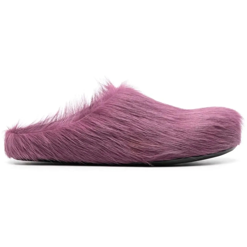 Marni Sandalen Fussbett Sabot Mauve rose