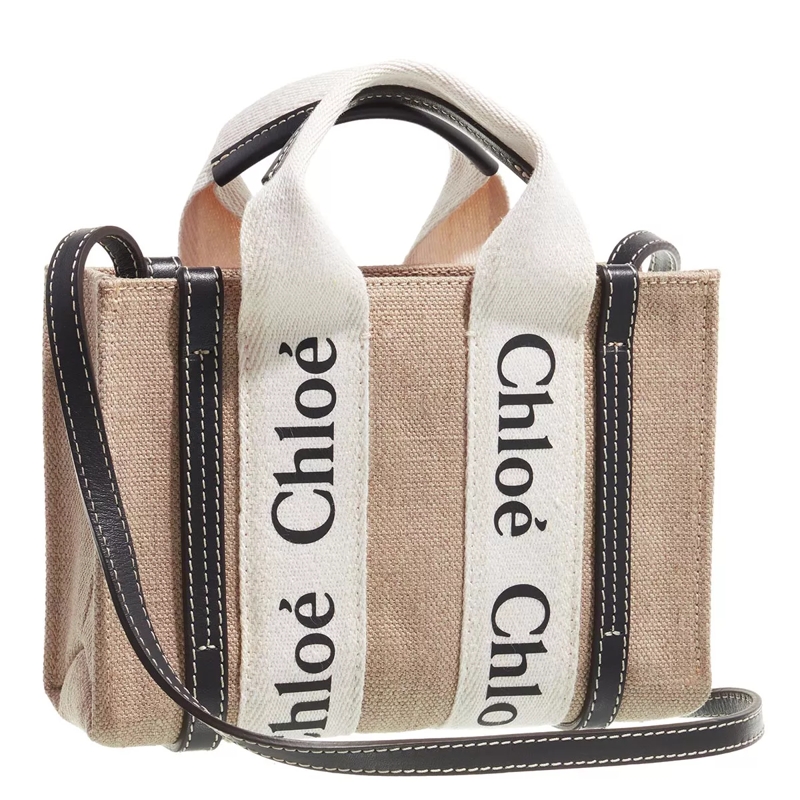Chloé Minitasche Woody White Blue(Image 3)