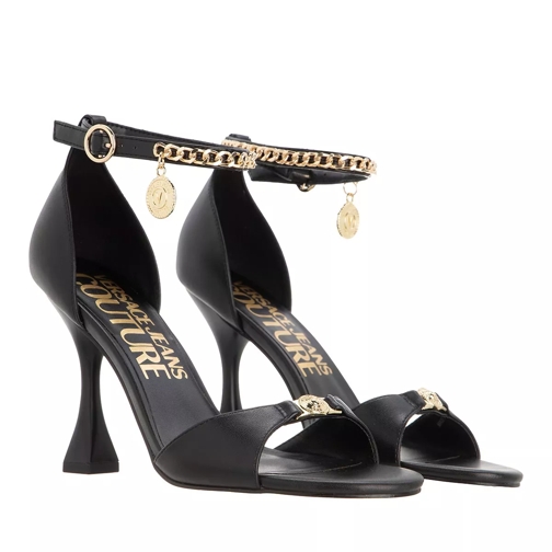 Versace Jeans Couture Sandal Shoes Black High Heel