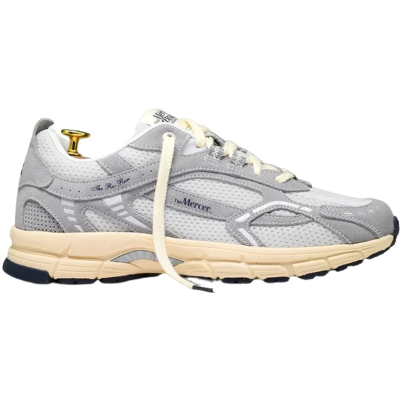 MERCER AMSTERDAM Low-Top-Sneaker Mercer The Re-run Vintage Suede Sneakers Grijs Me2 grau