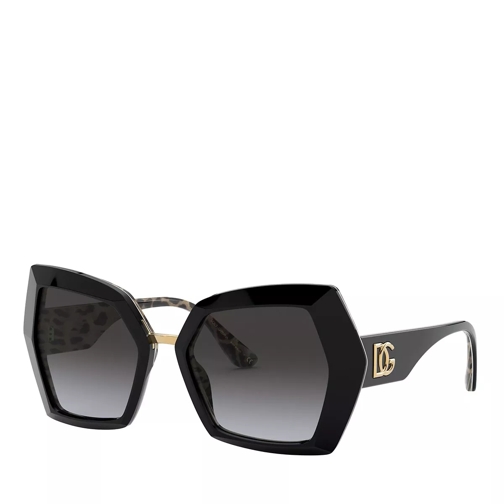 Dolce&Gabbana Sunglasses 0DG4377 Top Black On Leo Brown Occhiali da sole