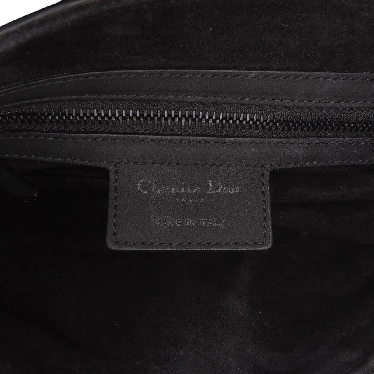Thumbnail - Christian Dior Hobo Bags - Ultra Matte Calfskin Saddle Bag - Gr. unisize - in Schwarz - für Damen