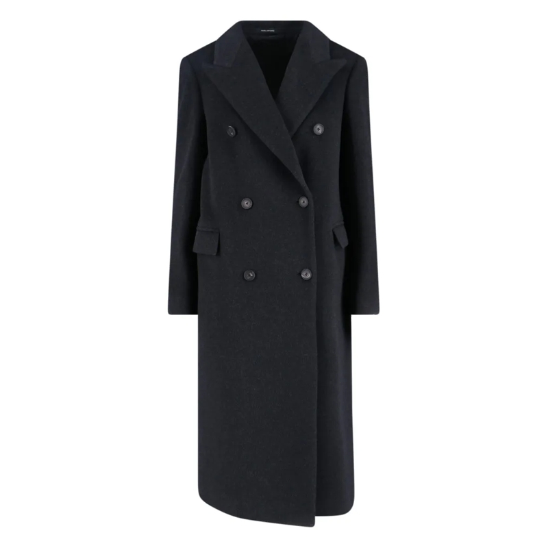 Tagliatore Manteau de transition "Jole" Cashmere Midi Coat Grey