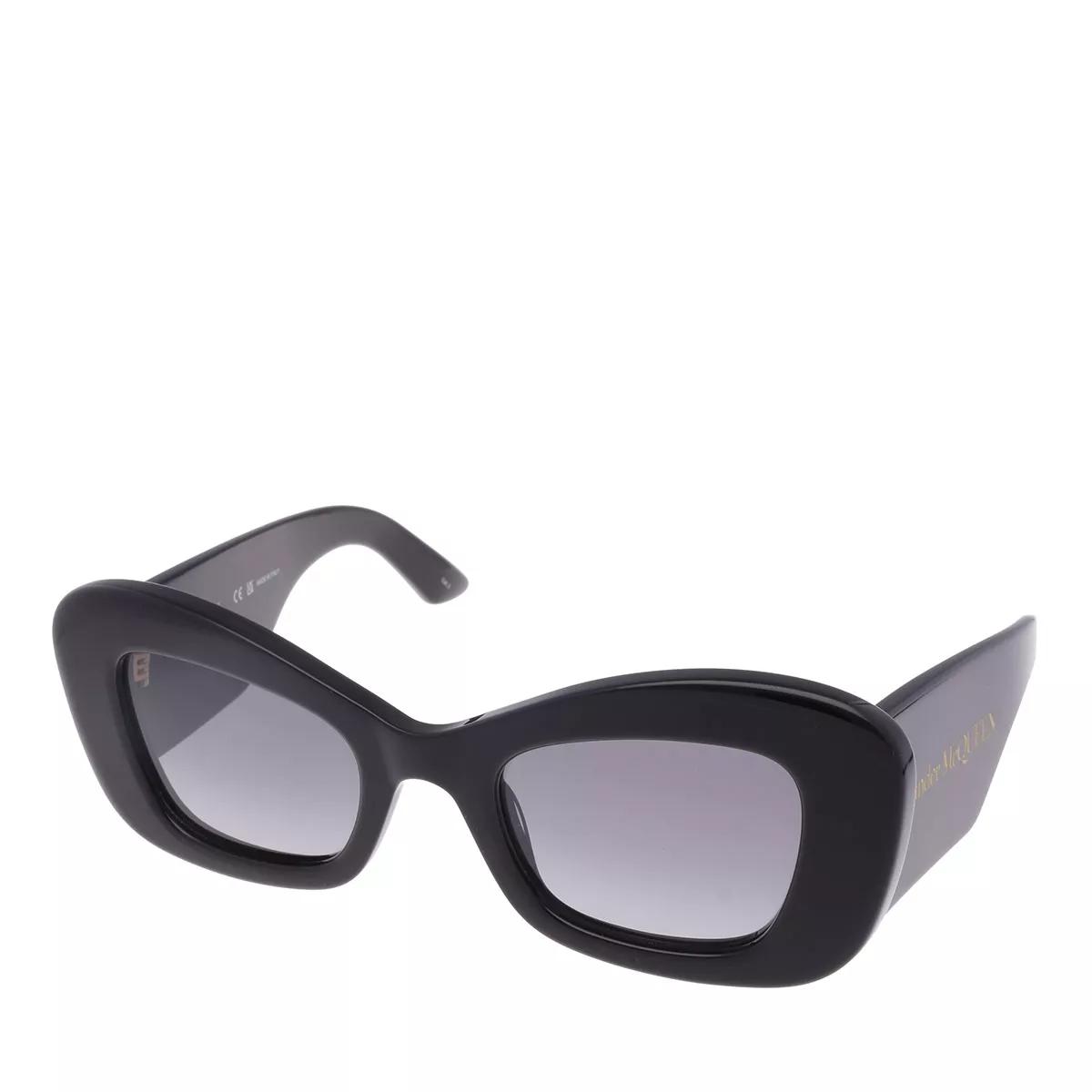 Alexander McQueen AM0434S BLACK BLACK GREY Sunglasses