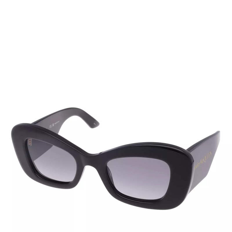 Alexander McQueen Sonnenbrille AM0434S BLACK-BLACK-GREY