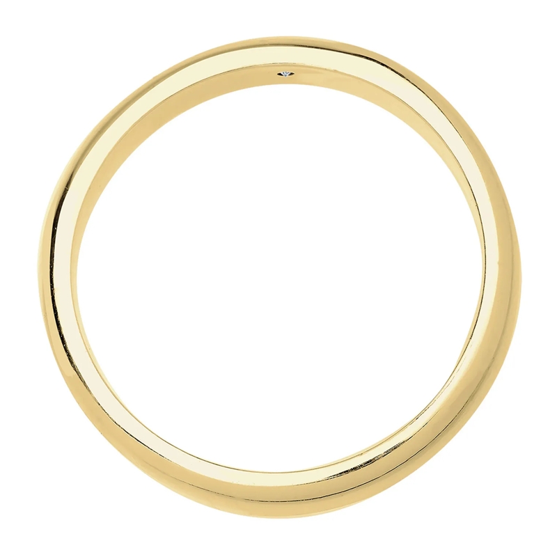 Elli Diamantring Ring Ehering Solitär Diamant 0.03 ct. 375 Gelbgold weiss(Image 3)