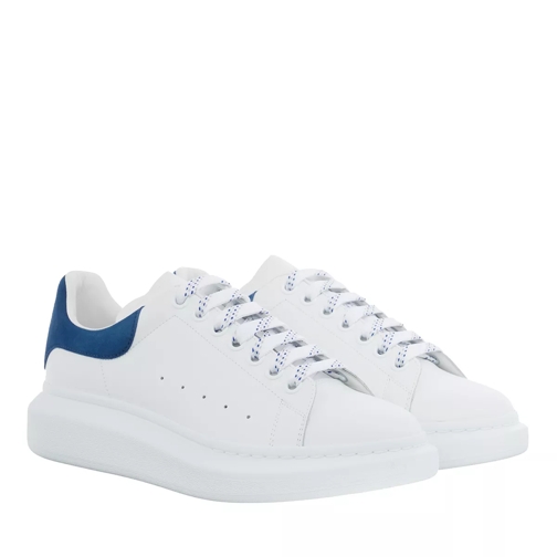 Alexander McQueen Oversized Sneakers White/Paris Blu lage-top sneaker