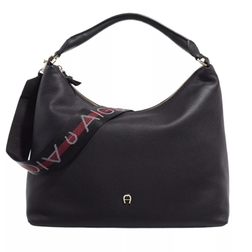 Zita Hobo Bag M black coloured - Bags - Women - Aigner