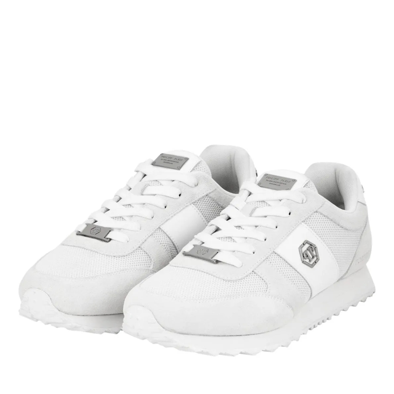 Philipp Plein Low-Top-Sneaker Läufer Hexagon weiss(Image 2)