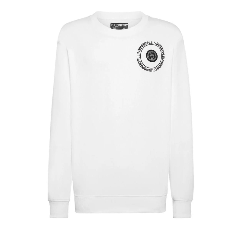 Plein Sport Sweatshirt Sweatshirt Carbon Tiger weiss