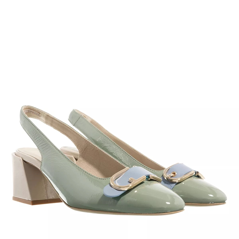 Furla Pumps Furla Flow Slingback T.60 Mineral Green+Grano+Celestial