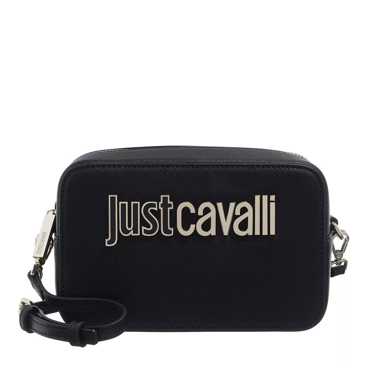 Just Cavalli Range B Metal Lettering Sketch 3 Bags Black | Camera Bag ...