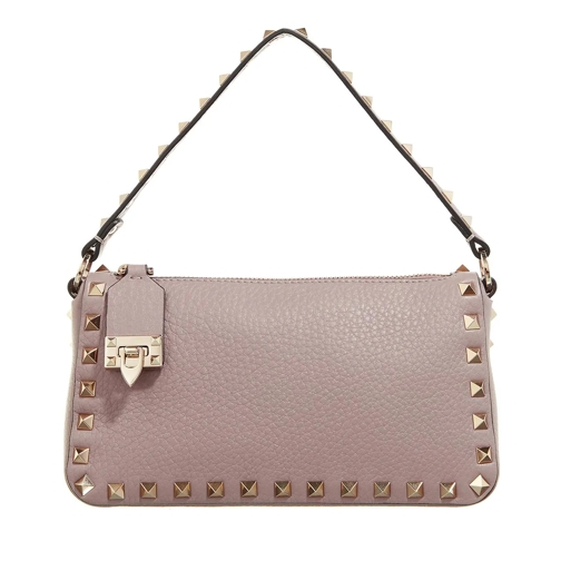 Valentino Garavani Small Rockstud Shoulder Bag Poudre Crossbody Bag