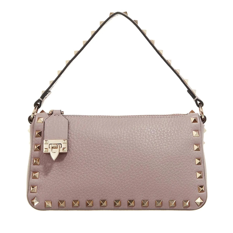 Valentino Garavani Crossbody Bag Small Rockstud Shoulder Bag Poudre