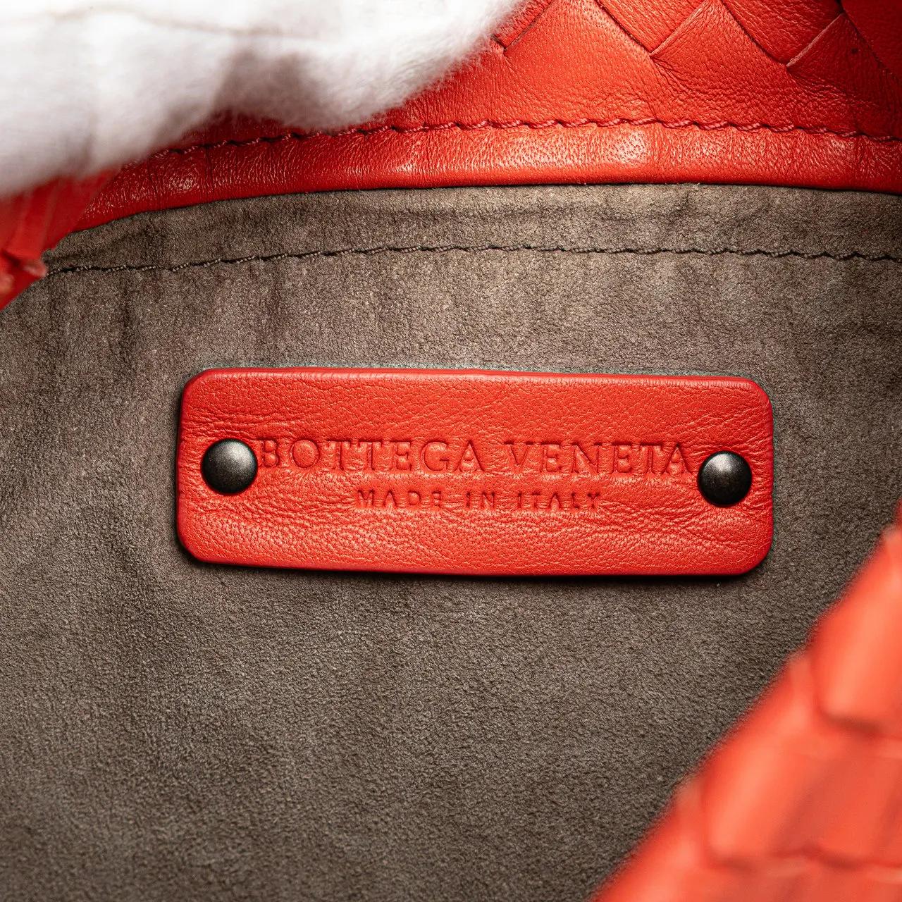 Thumbnail - Bottega Veneta Hobo Bags - Nappa Intrecciato Bucket Bag - Gr. unisize - in Orange - für Damen