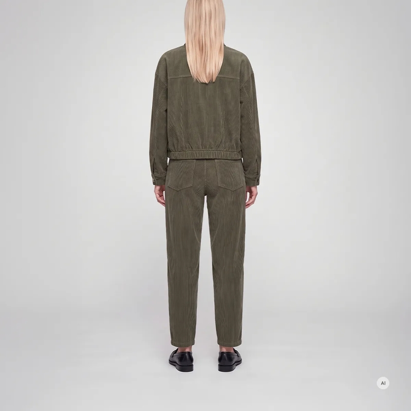 Marc Aurel Blazer Jacke- aufgesteppte Taschen und Patten- angeset grün(Image 4)