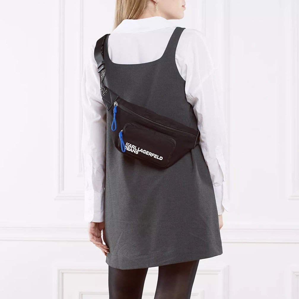 Karl Lagerfeld Utility Canvas Bumbag Black Belt Bag