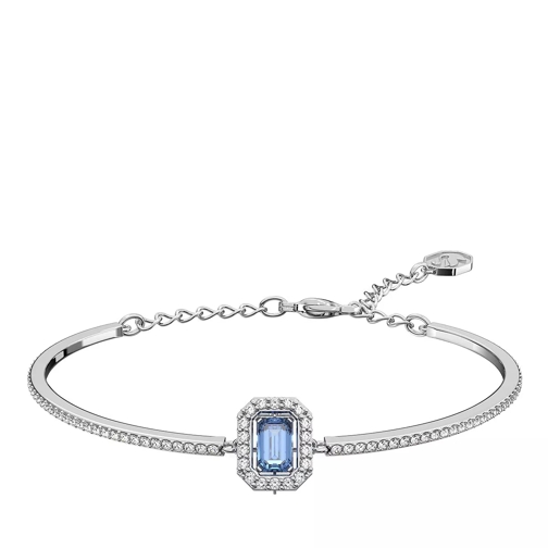 Swarovski Millenia Octagon cut Pavé Rhodium plated Blue Bracelet