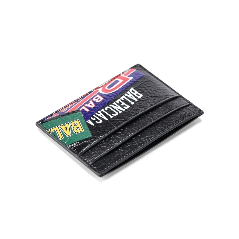 Balenciaga Kartenhalter Card Holder aus Lammleder schwarz(Image 3)