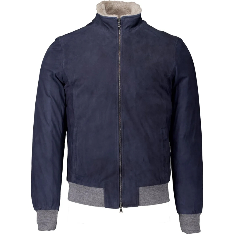 Barba Napoli Daunenjacke Barba Napoli Wolf Jackets Donkerblauw 43702 blau(Image 6)
