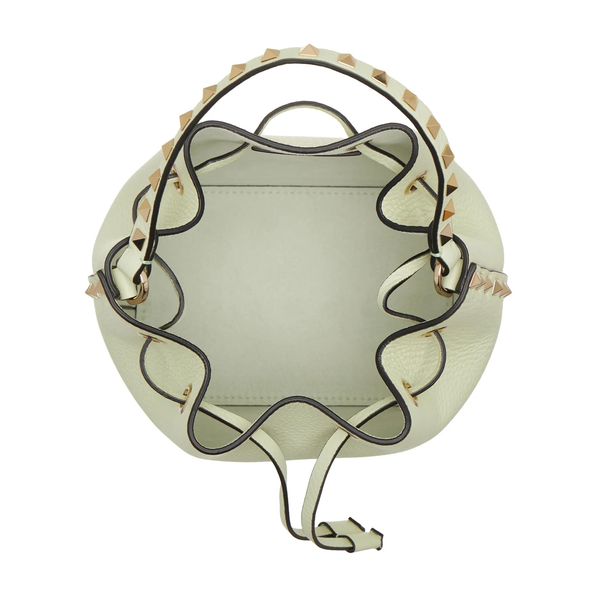Valentino Garavani Bucket bags Drawstring Bag Rockstud in groen