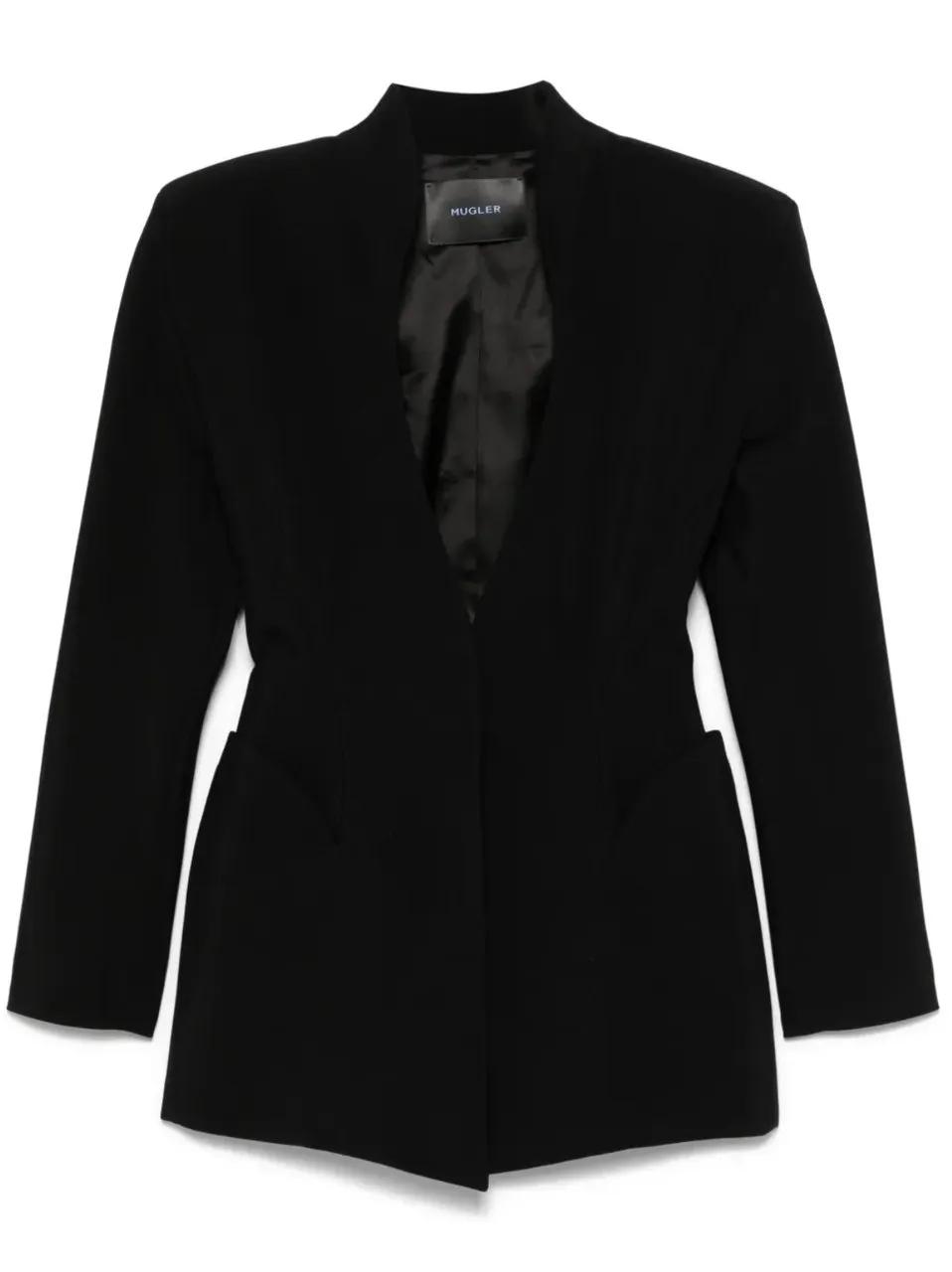 Thumbnail - Mugler - Show Sculptural Jacket Black - Größe 38 - black