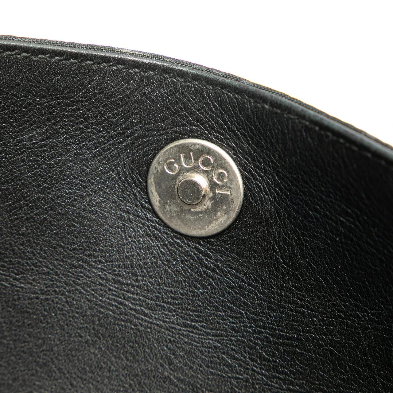 Thumbnail - Gucci Hobo Bags - 2000-2015 GG Canvas and Leather Shoulder Bag - Gr. unisize - in Schwarz - für Damen