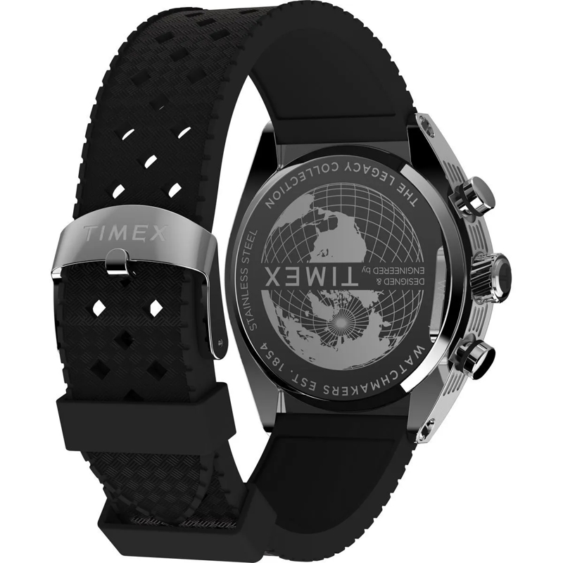 Timex Chronograph Quarz-Analoguhr Timex Legacy Tonneau Chronograph schwarz(Image 5)