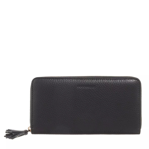 Coccinelle Tassel Noir Zip-Around Wallet