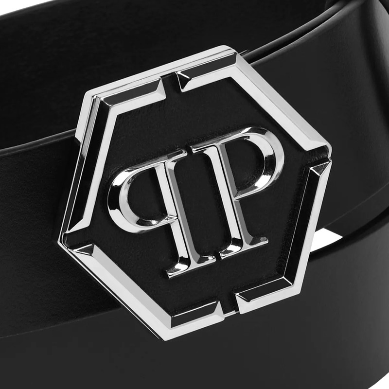 Philipp Plein Gürtel Gürtel Hexagon schwarz(Image 2)