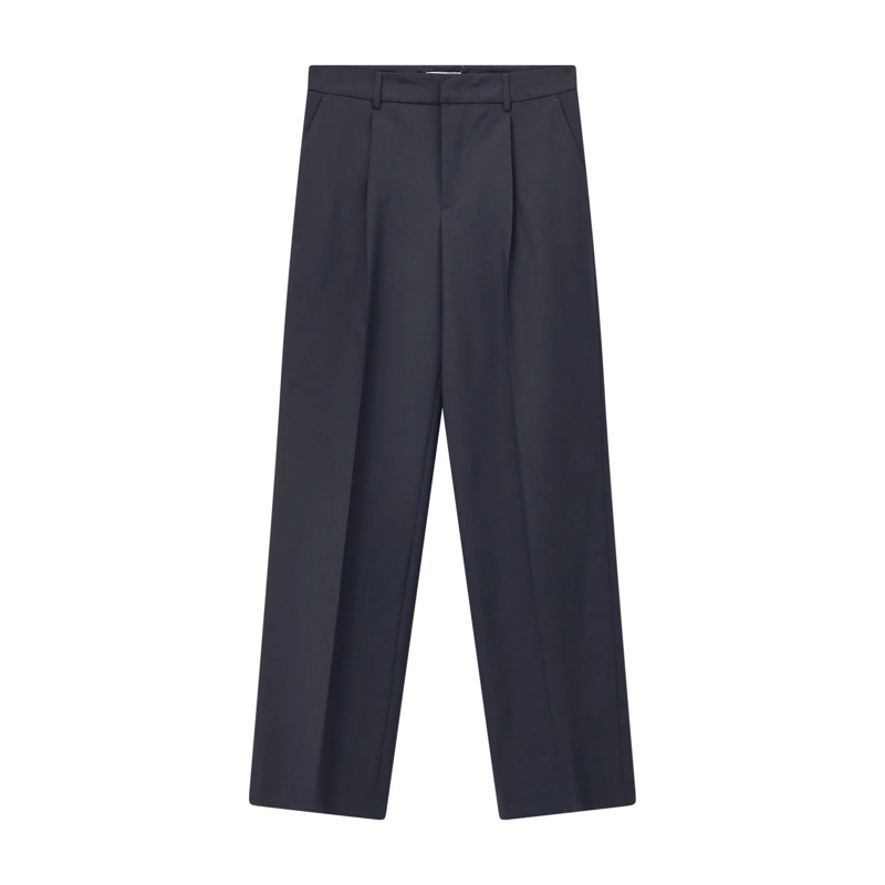 Pt Torino Freizeithose Wide Leg Stoffhose Lola dunkelblau