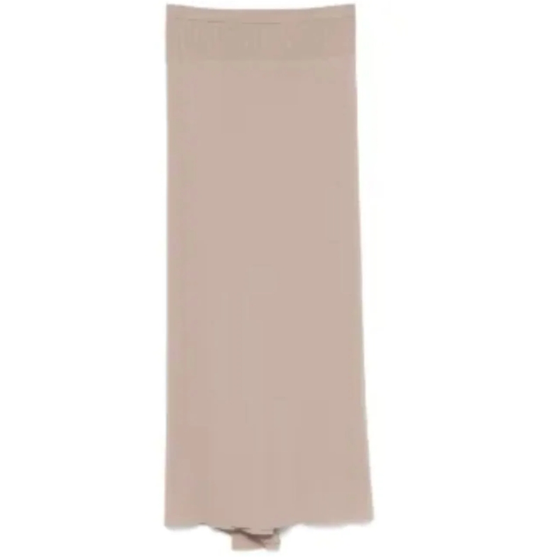 Rick Owens Midirock Calf Bias Skirt Flesh mehrfarbig