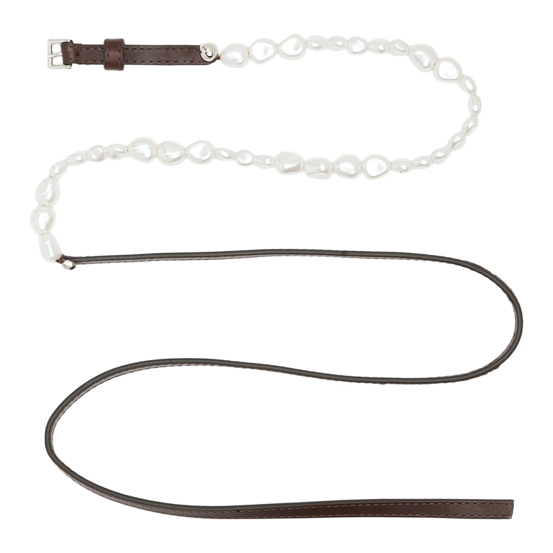 Dorothee Schumacher Gürtel PEARL PERFECTION pearl stud be coffee