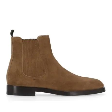 Brunello Cucinelli Stiefel - Suede Leather Chelsea Boots - Gr. 41 (EU) - in Braun - für Damen