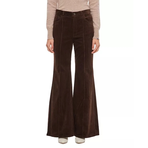 Polo Ralph Lauren Flare Full Length Trousers Brown 