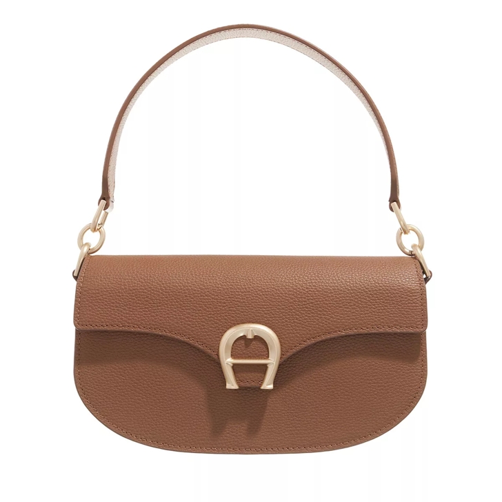 AIGNER Lorena Demi Brown Satchel