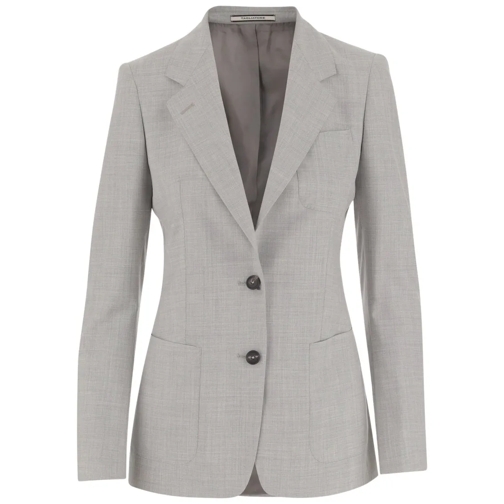 Tagliatore Blazer Virgin Wool Jacket Grey