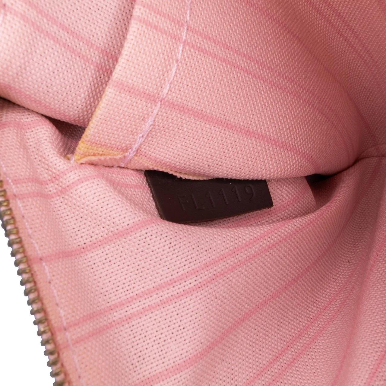 Thumbnail - Louis Vuitton Kosmetiktaschen - Damier Ebene Neverfull MM Pouch - Gr. unisize - in Braun - für Damen