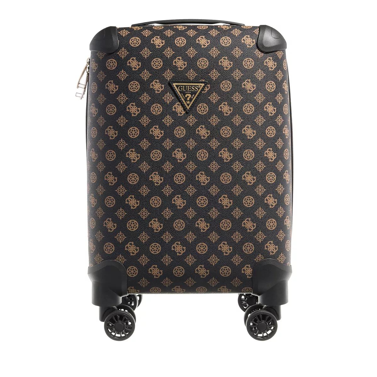 Trolley GUESS Wilder 22 Pollici - 8 Ruote - Espandibile - Marrone/Nero - 56 Litri