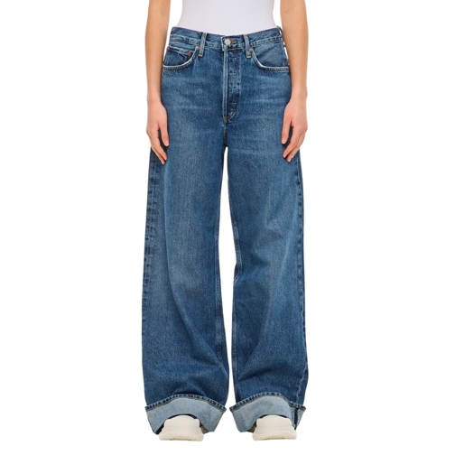 Agolde Cotton Dame Denim Pants Blue Jeans