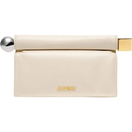 Jacquemus Sac à bandoulière Rond Carr� Handbag beige