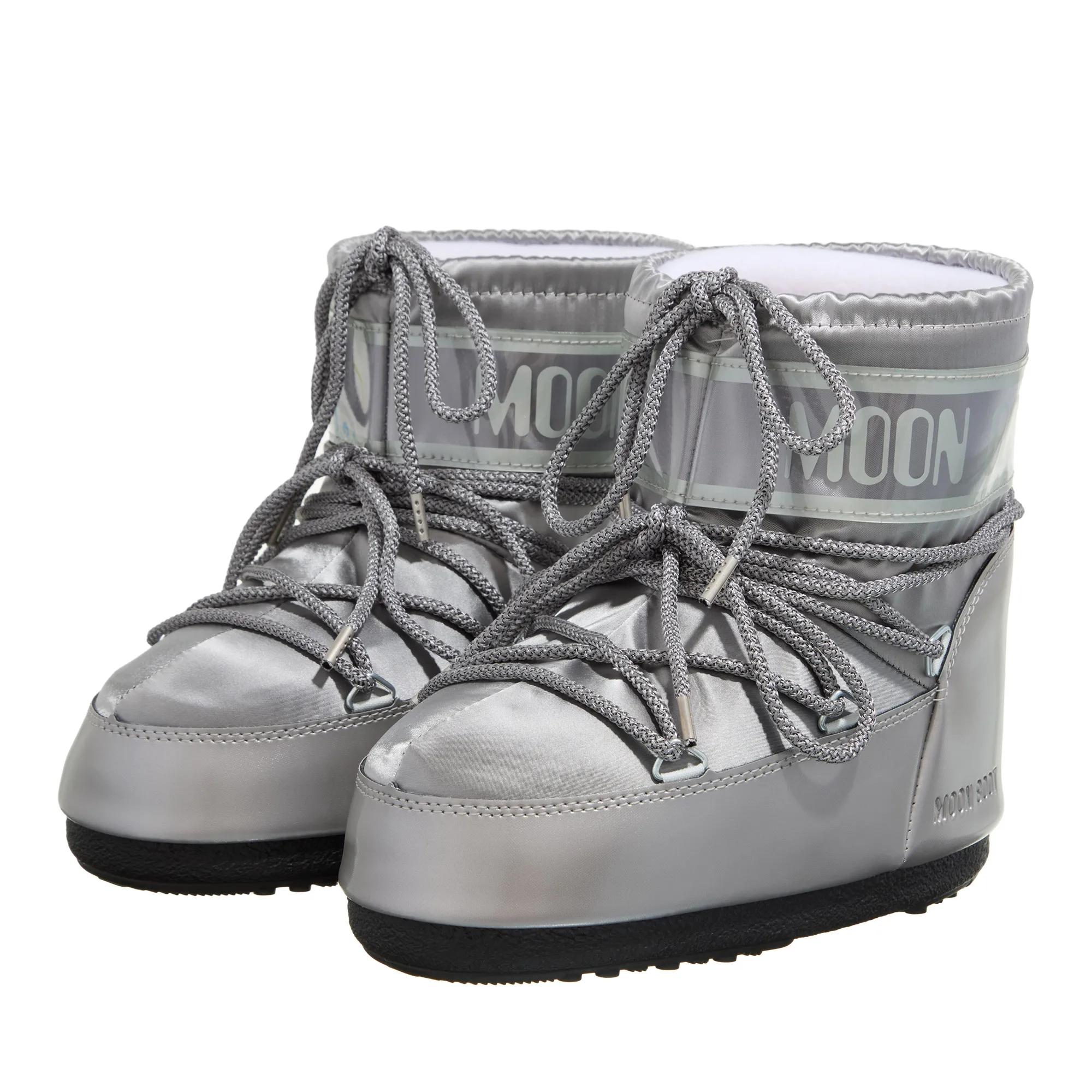 Moonboot Mb Icon Low Glance Silver Winter Boot