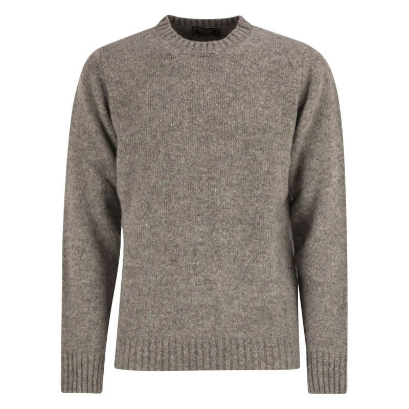 Peserico Pullover Wool And Cashmere Jumper Brown