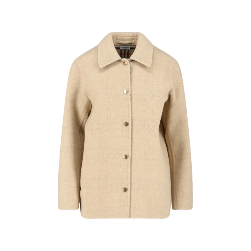 Burberry Übergangsjacke Virgin Wool Jacket – Beige Neutrals