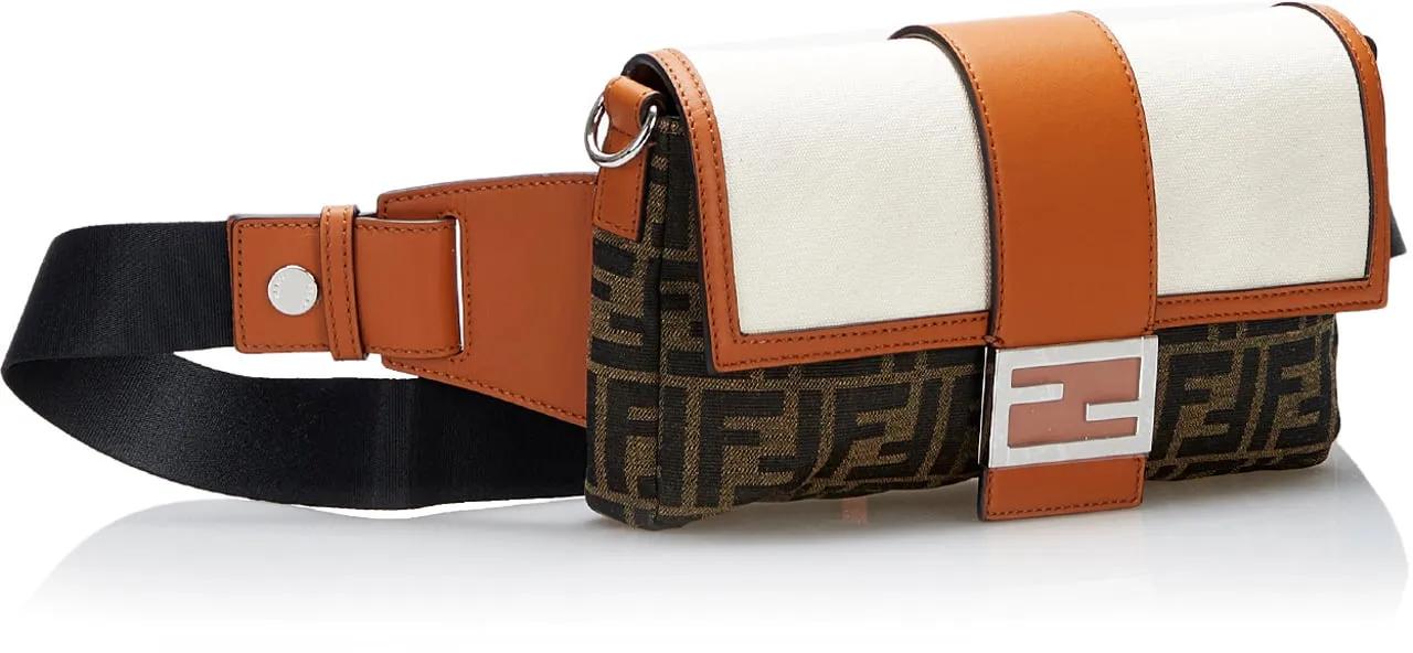 Thumbnail - Fendi Bauchtaschen - Zucca Convertible Leather Belt Bag - Gr. ONE SIZE - in Braun - für Damen