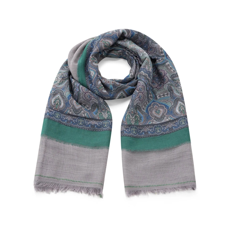 Mala Alisha Écharpe légère Tuch Heritage Flow grau