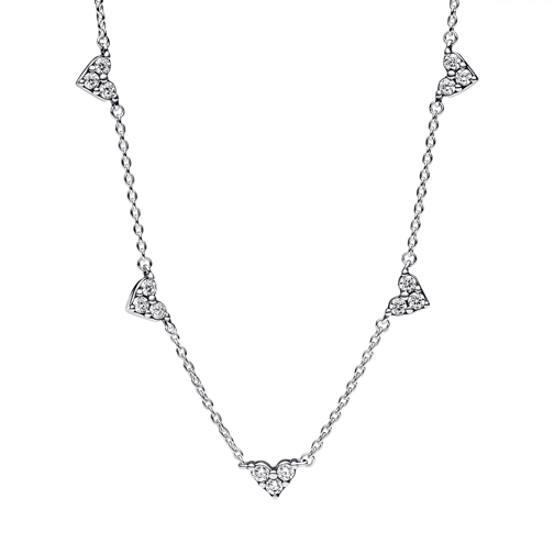 Pandora Sterling silver Cubic Zirconia Silver Mellanlångt halsband