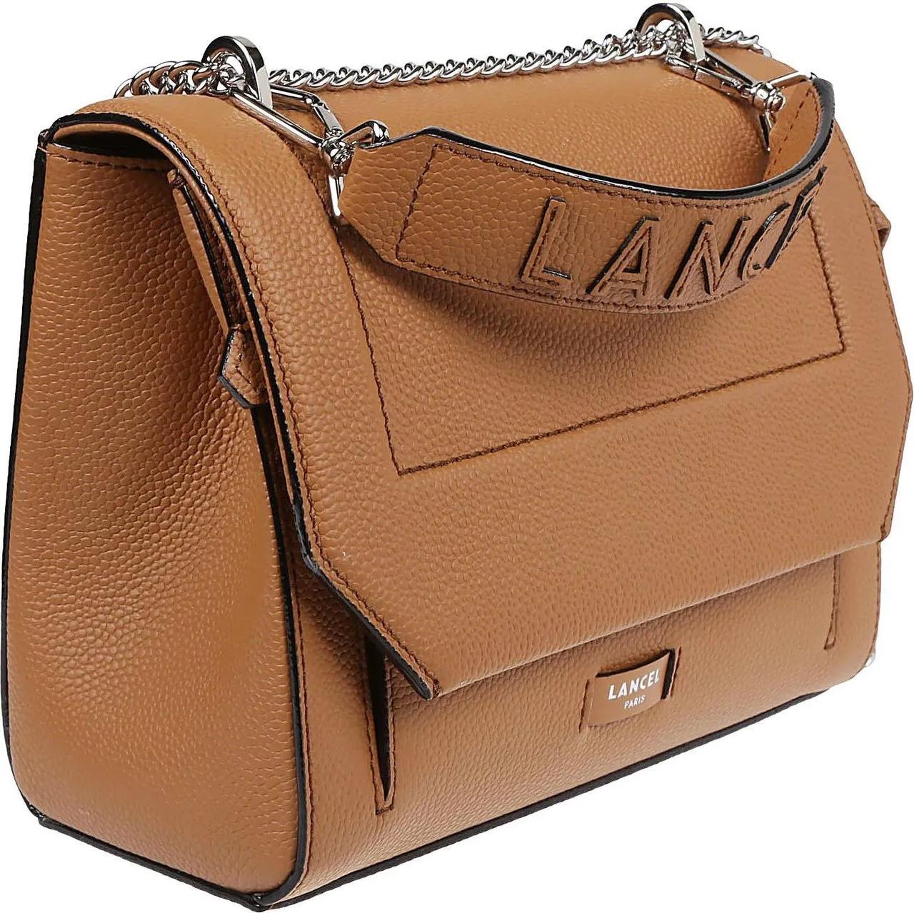 Lancel Crossbody bags Ninon Medium Flap Bag Brown in bruin