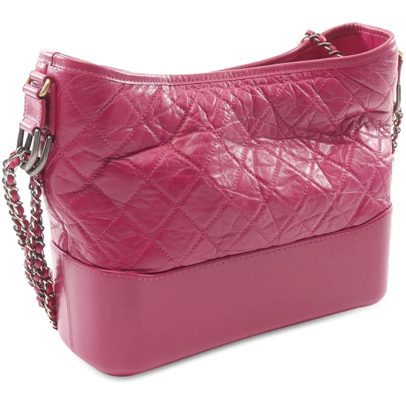 Chanel Schultertasche Medium Aged Calfskin Gabrielle Crossbody rose